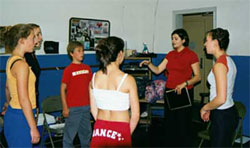 Merit students taking voice lessons for musical theater production